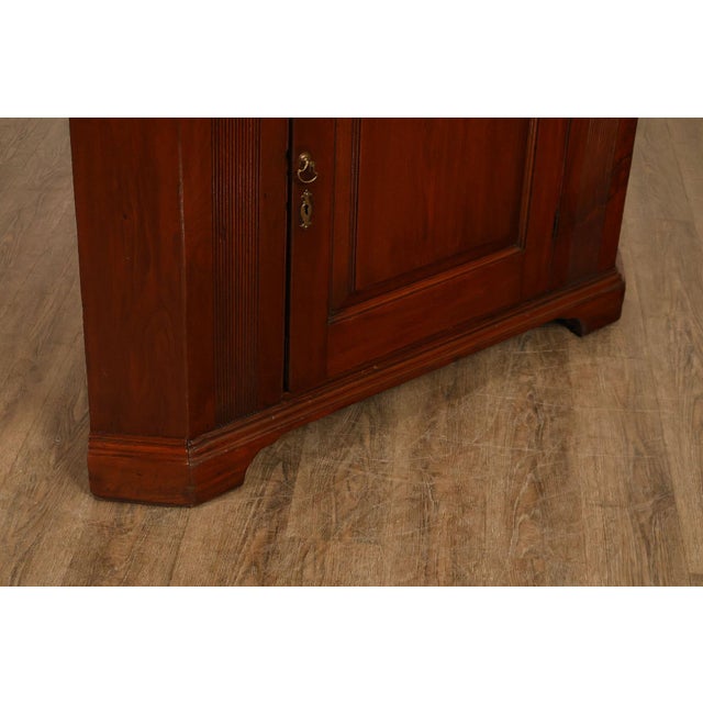 Wood Antique American Walnut Corner Cabinet For Sale - Image 7 of 18