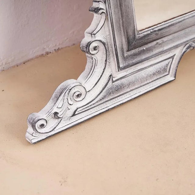 Vintage Distressed Rectangular Mirror For Sale - Image 4 of 6