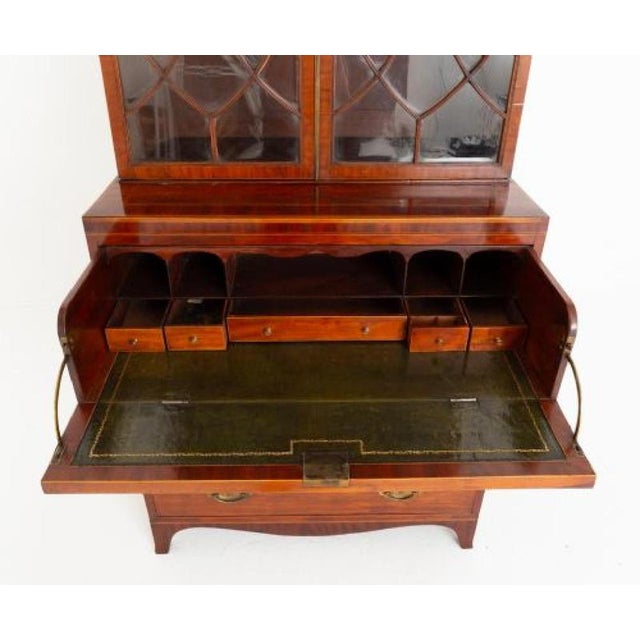 Hollywood Regency Regency Secretaire in Mahogany For Sale - Image 3 of 3