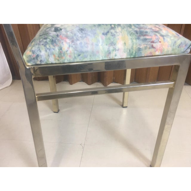 Set of 6 Chromed Steel Dining Chairs 1980s | Jc Mahey For Sale - Image 9 of 11