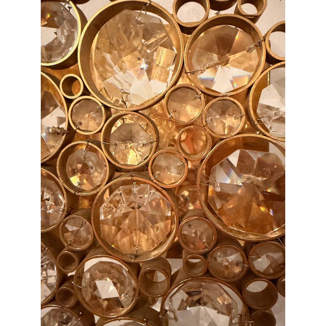 1960s Mid Century Modern Palwa Crystal 1 Wall Light For Sale - Image 13 of 13