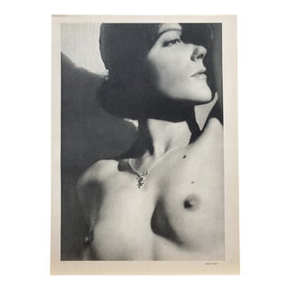 Man Ray Nude 1937 Verve Magazine For Sale