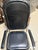 1970s Hollywood Regency Chrome & Black Leather Scroll Rocking Chair, Manner of Maison Jansen For Sale - Image 4 of 7