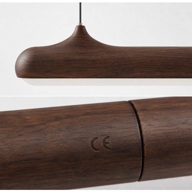 Contemporary Bruce Suspension Lamp from Wood Tailors Club For Sale - Image 3 of 10