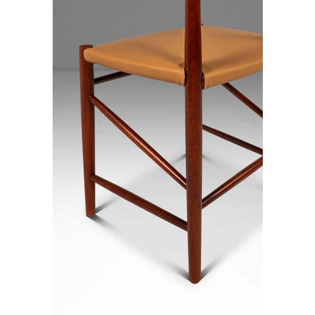 Set of Six (6) Danish Modern Model 317 Dining Chairs Attributed to Peter Hvidt & Orla Mølgaard-Nielsen in Teak for Søborg, Denmark, C. 1960s For Sale - Image 12 of 18