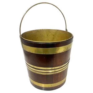 19th Century Dutch Brass Bound Water Bucket