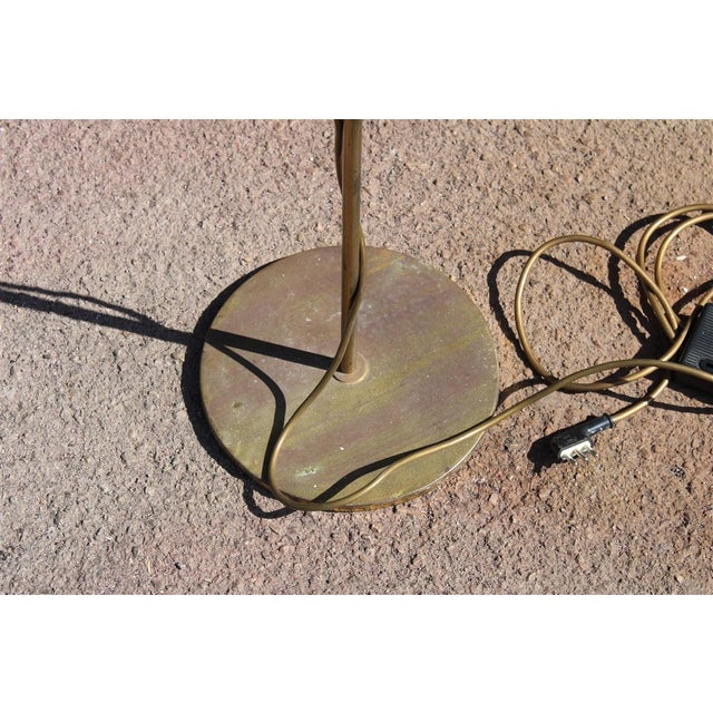 Minimalist Floor Lamp in Brass, Italy, 1970s, in Very Good conditions. Designed 1970 to 1979 UK Plug (up to 250V).The...