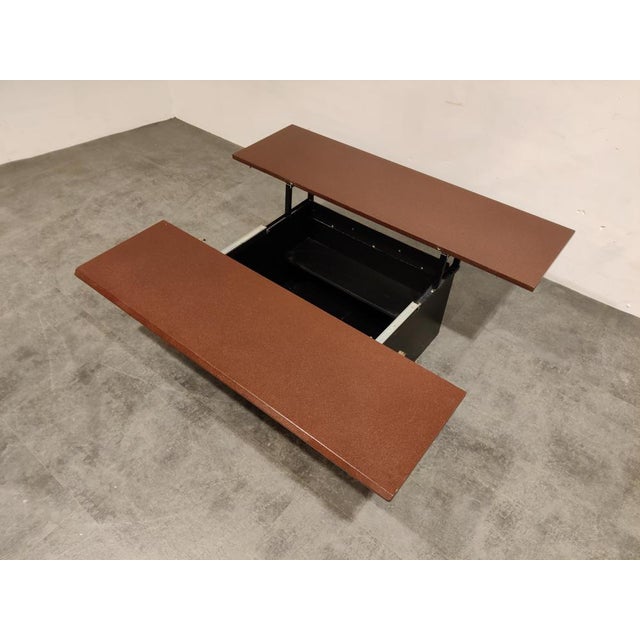 Pierre Vandel Vintage Hidden Bar Coffee by Pierre Vandel, 1980s For Sale - Image 4 of 12