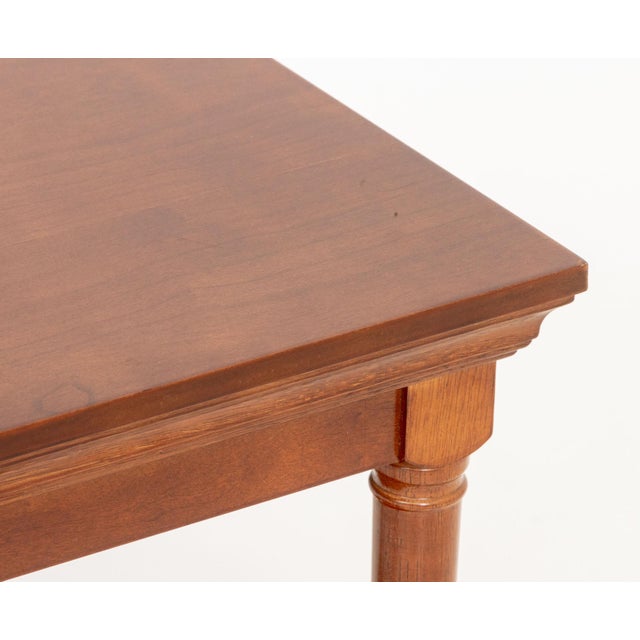Empire Style Two-Tier Walnut Side Table For Sale In New York - Image 6 of 6