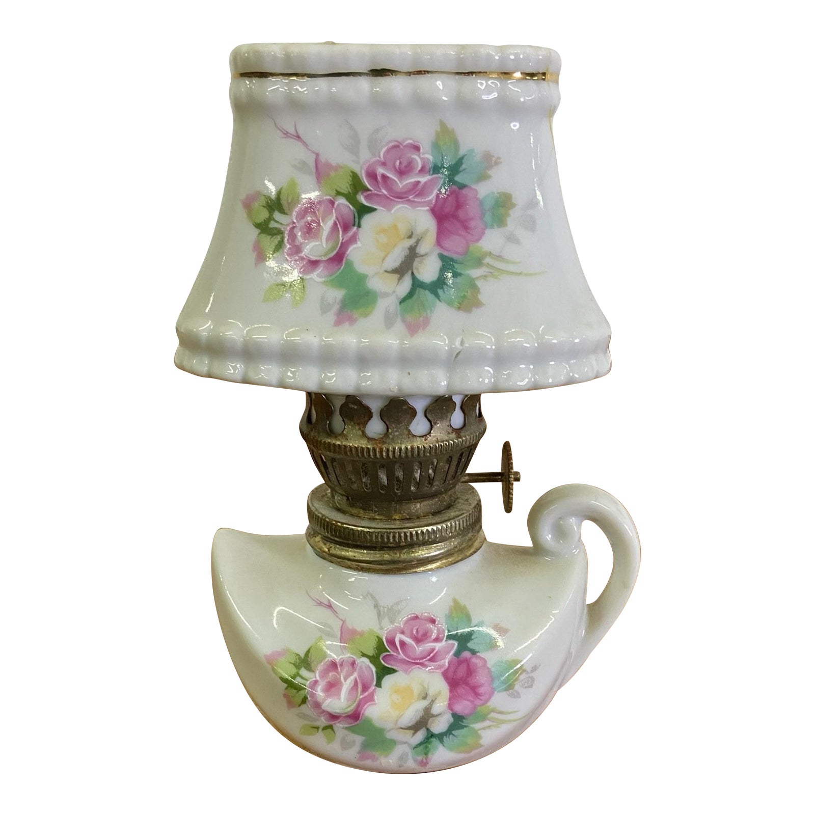 Vintage Miniature Japanese Oil Lamp Chairish