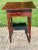 Antique One Drawer Stand With Distressed Top For Sale - Image 11 of 11