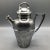 Tea Pot Style Cocktail Shaker 1930’s T and T Nickel Silver Hand Hammered For Sale - Image 13 of 13