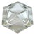 Mid-Century Art Deco Faceted Glass Diamond Ashtray For Sale