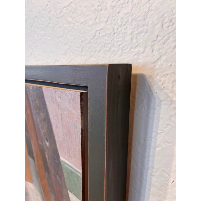 Early 21st Century Pitcher by Brad Davis | Oil on Panel Still Life of a White Pitcher and Wooden Planks For Sale - Image 5 of 5
