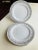 Ceramic Vintage Silver Lace Fine China Dinner Plates- Set of 4 For Sale - Image 7 of 7