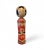 Vintage Japanese Hand Carved Naruko Kokeshi Doll, 1950s For Sale - Image 6 of 6