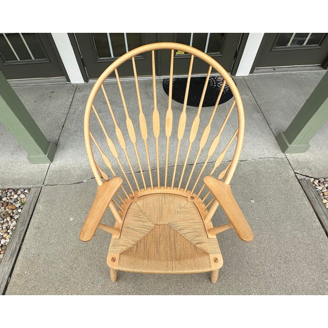 Johannes Hansen “Peacock” Designed by Hans Wegner for Johannes Hansen Chair For Sale - Image 4 of 9