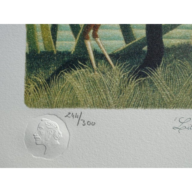 After Henri Rousseau, The Snake Charmer, Lithograph, 1976 For Sale - Image 5 of 6