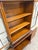 Late 20th Century Vintage Georgian Style Mahogany Bookcase Cabinet China Cabinet For Sale - Image 5 of 15