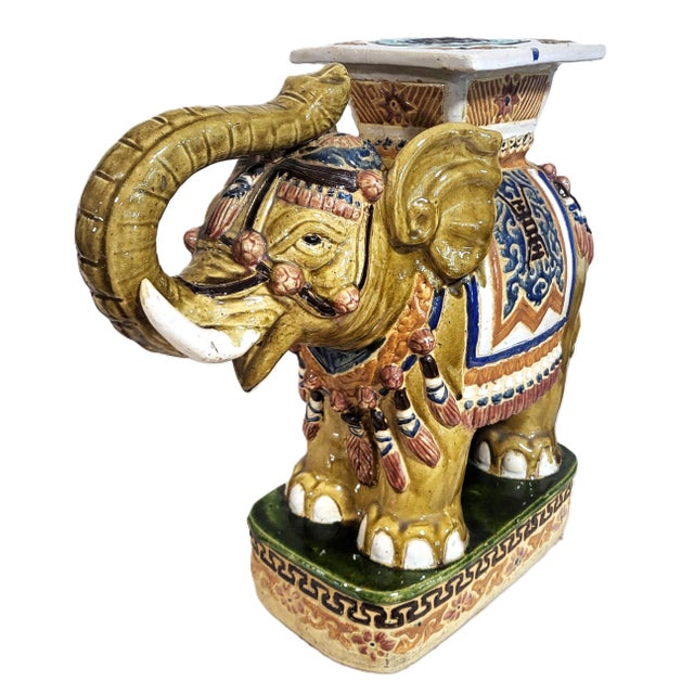 Fresh from a well traveled New York City estate, we have a pleasure to offer you this gorgeous Vintage Chinese Elephant...