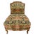 French Late 20th Century Louis XV Style Oversized Tapestry & Plaid Slipper Chairs by Wesley Hall - A Pair For Sale - Image 3 of 11
