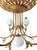 Goldenrod Regency Style Chandelier, 1950s For Sale - Image 8 of 10