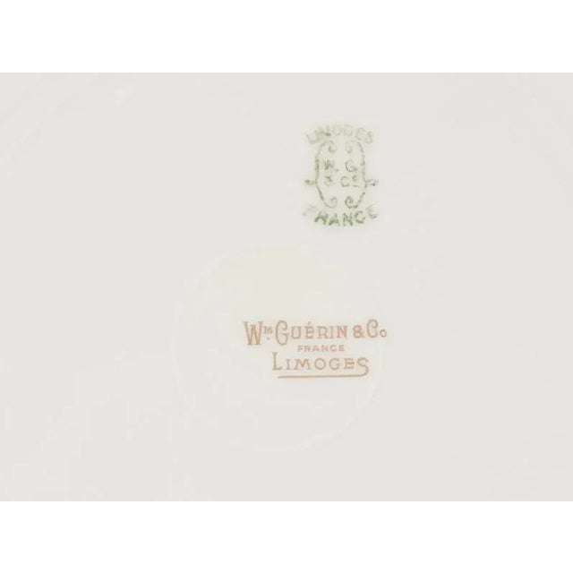 w.m. Guerin Limoges “Rose & Stem” 4-Piece Place Setting, Hand-Gilded French Porcelain Circa 1900–1930 For Sale - Image 10 of 10