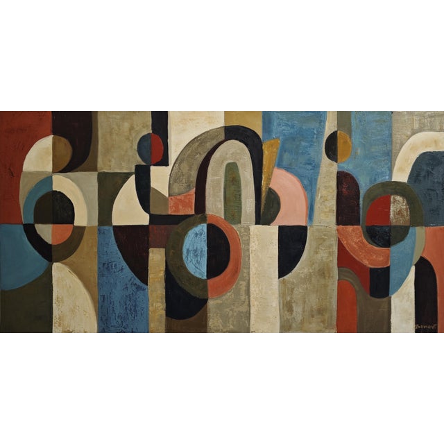 Traversées is a contemporary geometric abstraction exploring rhythm, balance and movement through a network of...