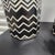 2010s 2011 Missoni for Target Black & White Chevron Stoneware Vases- A Pair For Sale - Image 5 of 7