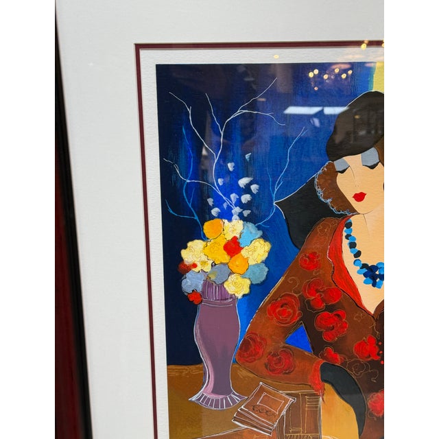 Art Deco Itzchak Tarkay Debbie & Donna Serigraph + Certificate of Authenticity For Sale - Image 3 of 12