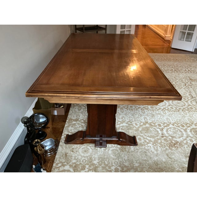 1960s 1960s French Richelieu Expandable Dining Table With Two Leaves, Made in France For Sale - Image 5 of 9