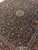 Traditional Silk Hereke Rug | Rich Floral Design | Navy Blue | 7'5"x8'10" For Sale - Image 3 of 8