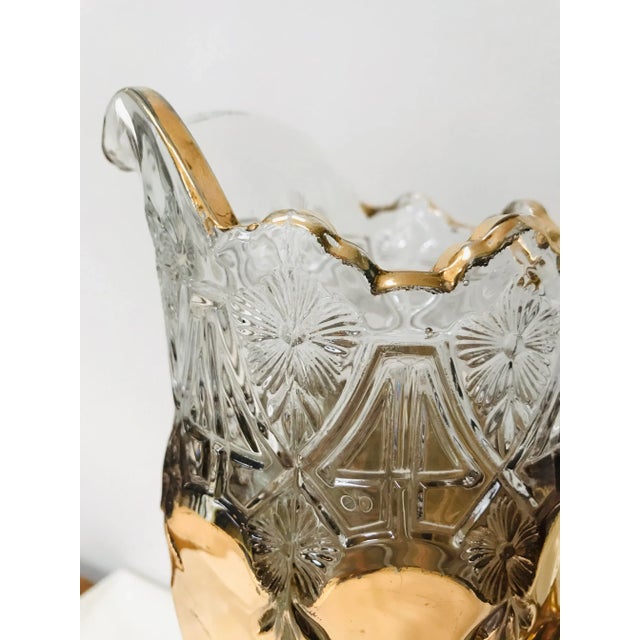 Late 19th Century Antique Gilded Footed Pitcher For Sale - Image 5 of 8