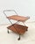 Wood Teak Bar Cart with Wheels by Campo E Graffi for Home, 1960s For Sale - Image 7 of 13