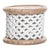 Bring timeless elegance and bold contrast into your space with this handcrafted black and white accent stool. Designed to...
