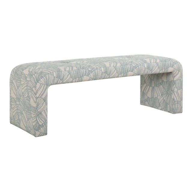 2020s Amie Spa Blue Bench For Sale - Image 5 of 8