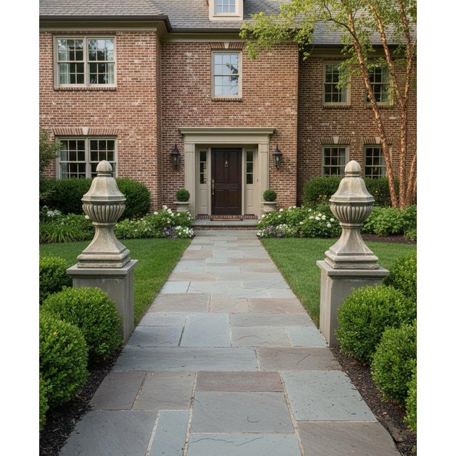 Pair of Large Vintage Weathered Garden Finials For Sale In West Palm - Image 6 of 7