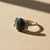 Not Yet Made - Made To Order Black Opal Multicolor Ring in 14k Gold, Size 7.5 For Sale - Image 5 of 9