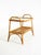 Brown Italian Bamboo Side Table with Iced Glass Top, 1960s For Sale - Image 8 of 18