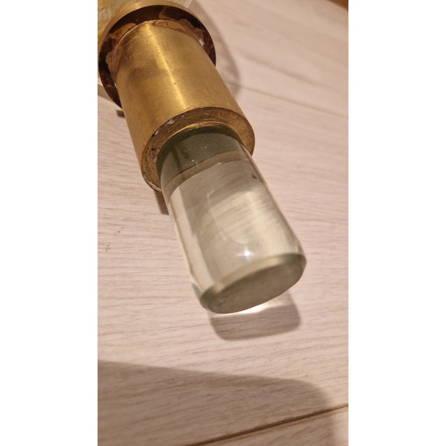 Large Wall Lights in Brass and Murano Glass, 1990s, Set of 2 For Sale - Image 9 of 18