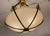 Early 21st Century Elegant Neoclassical Natural Alabaster & Gold Leaf Pendant For Sale - Image 5 of 12