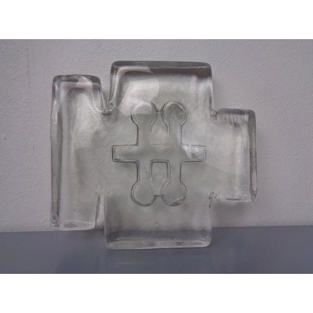 Scandinavien Glass Candleholder, 1960s For Sale - Image 14 of 18