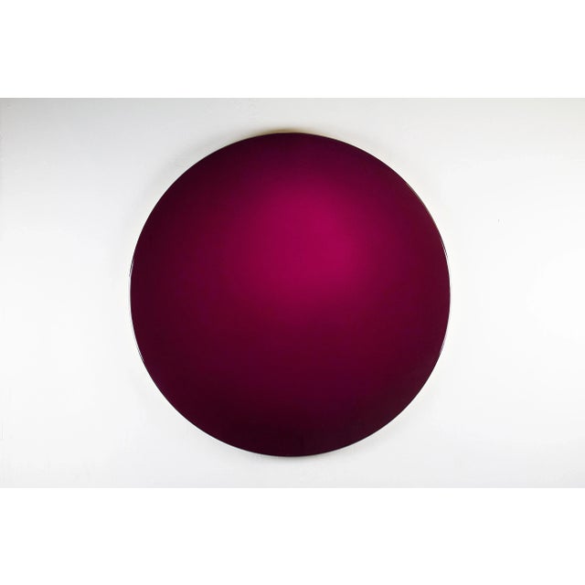 Contemporary Blush Minimalist Round by Corine Vanvoorbergen For Sale - Image 3 of 5