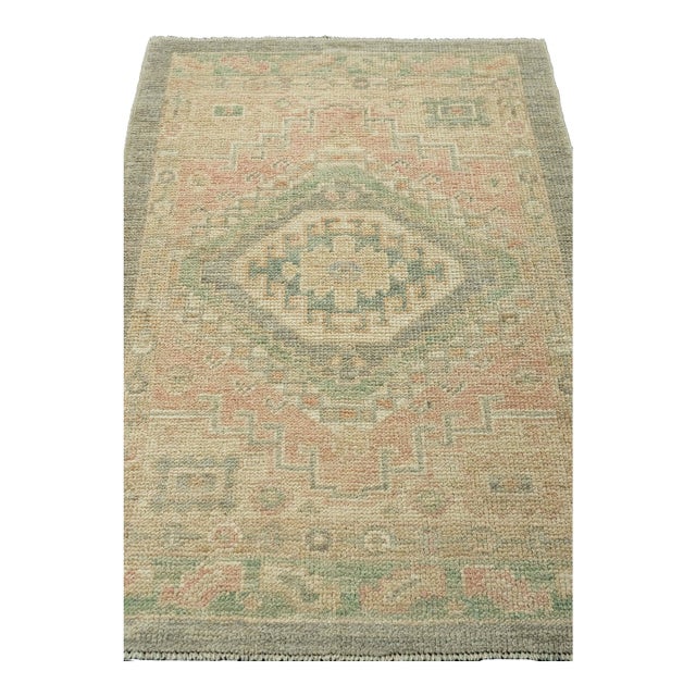 Turkish Oushak Rug 2'6" x 3'8" #20210 For Sale