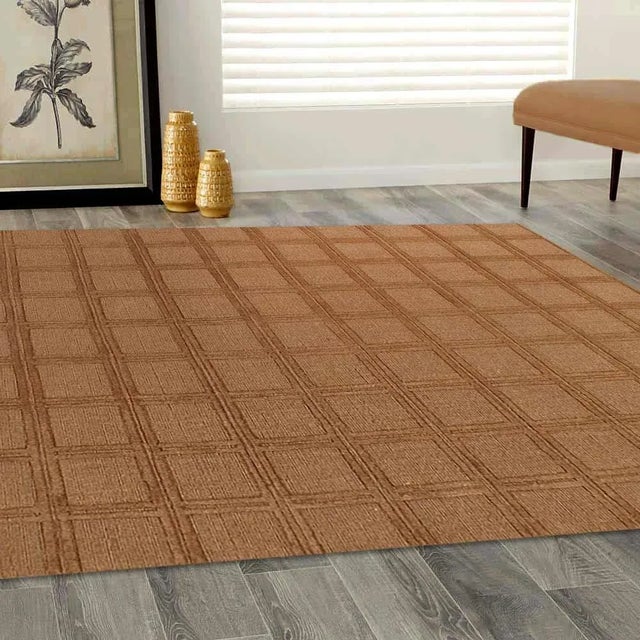 2020s Pasargad Modern Windowpane Rug - 5′ × 8′ For Sale - Image 5 of 5