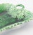 Green 19th Century English Green Majolica Leaf Handled Platter For Sale - Image 8 of 9