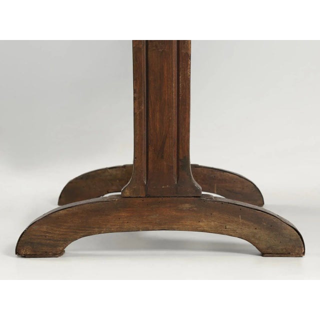 Antique French Bistro Table With Marble Top For Sale - Image 10 of 13