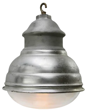 Vintage Industrial Pendant Lamp from Holophane Paris