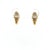 Early 21st Century 10k Yellow Gold Trilliant Synthetic Alexandrite & Diamond Pendant and Earring Set, 3 Pieces For Sale - Image 5 of 5