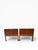 Campaign Pair of Henredon Campaign Style Walnut Twin Headboards With Brass Accents For Sale - Image 3 of 12
